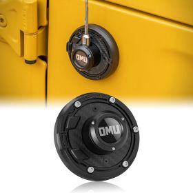 Aluminum Antenna Base Cover For Jeep Wrangler 2007-2018 Jeep Wrangler JK JKU, 2018-2026 JL JLU 2 /4 Door