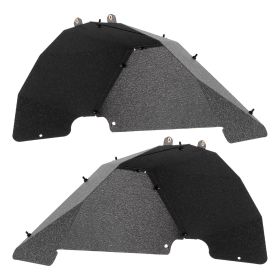 Inner Fender Liner, Rear Fender Liner Compatible with 2007-2018 Jeeps JK/JKU 2/4 Doors, Steel Mud Guards Bolt-on Style Fenders Flare