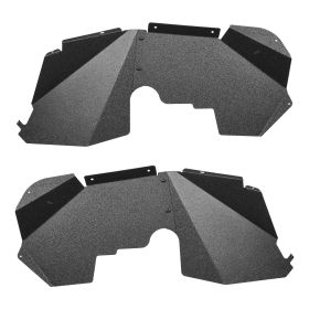 Inner Fender Liner, Front Fender Liner Compatible with 2007-2018 Jeeps JK/JKU 2/4 Doors, Steel Mud Guards Bolt-on Style Fenders Flare