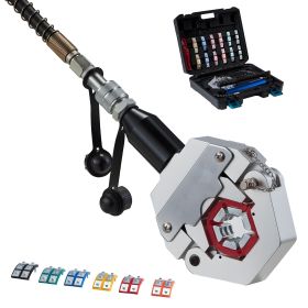 Hydraulic Hose Crimper, Hydra-Krimp AC Hose Crimper Kit with 7 Dies Snap-On & Carrying Case