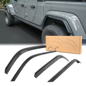 Front & Rear Fenders Compatible with 2020-2026 Jeep Wrangler Gladiator JT Sport & Willys( Fit JT Original low Fender )