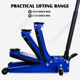 Heavy-duty Horizontal Floor Jacks (Option: Blue)