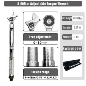 Convertible Head Torque Wrench, Model SN-2060K (Option: SN 2060K)