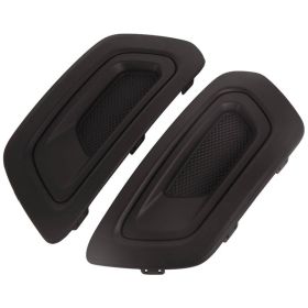 For Ford Transit 150 250 350 350HD 2020-2023 Left Right Fog Light Cover Trim (Option: Black)