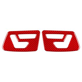 2pcs /Set Seat Adjustment Sticker for Benz G-Class W463 (Color: Red, Type: Car Interior Mouldings)