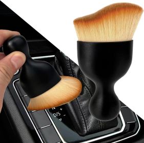 Car Interior Dust Brush, Auto Detailing Brush, Soft Bristles Car Cleaning Brushes, Tool for Air Conditioner Vents, Leather, Computer, Scratch Fre (Color: Yellow)