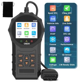 Automotive OBD2 Scanner OBD Code Reader Car Check Engine Fault Diagnostic Tool (Option: Black)