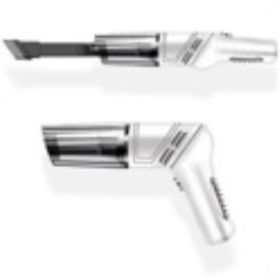 White Wireless Automobile Folding Vacuum Cleaner Hand-held High-power Strong Suction Vacuum Cleaner (Option: W13532887)