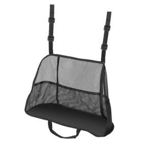 Car Net Pocket Handbag Holder Car Storage Netting Pouch Seat Side Storage Mesh Organizers Bag (Option: Black)